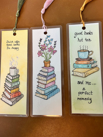 Book Stack Bookmark