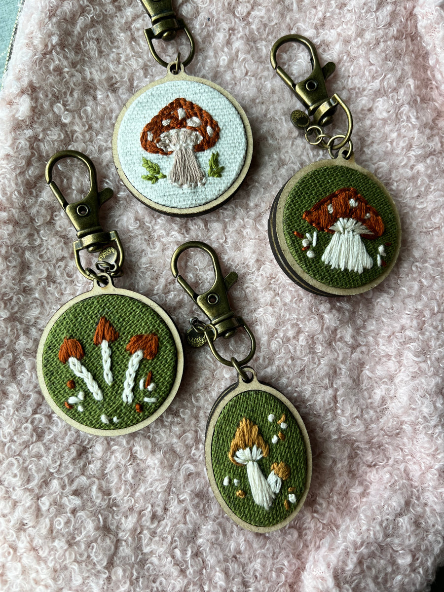 Mushroom Keychain