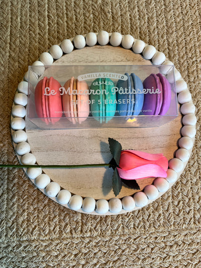 Macaron eraser set