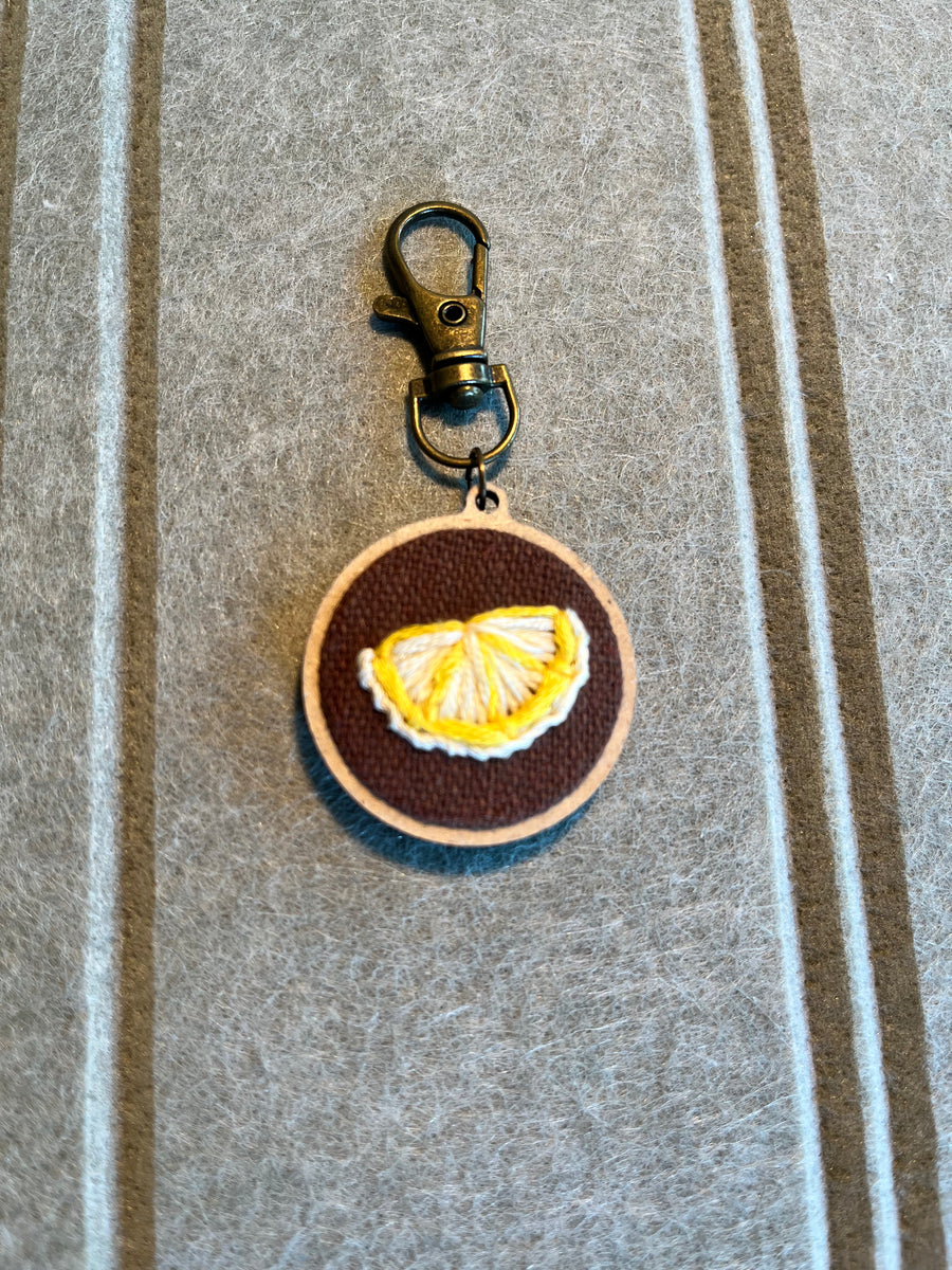 Lemon Keychain (Round)