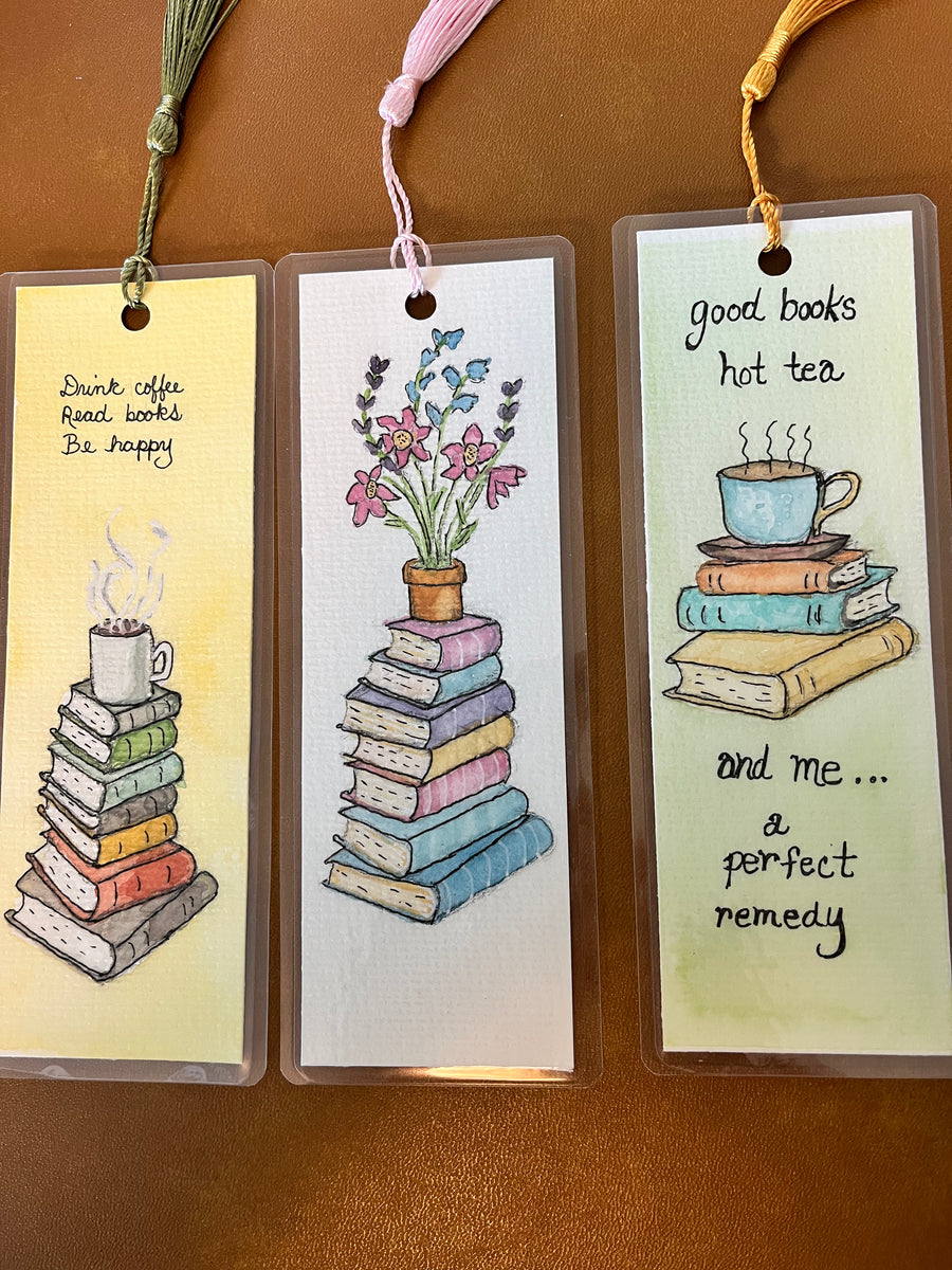 Book Stack Bookmark