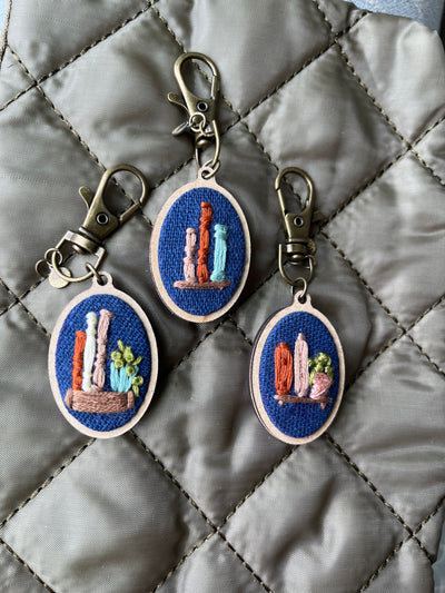 Bookshelf Keychain