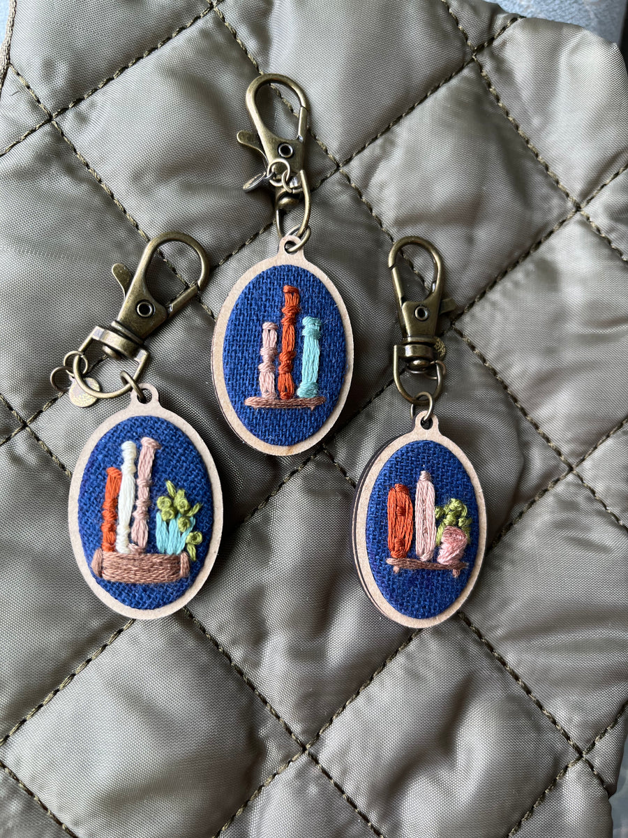 Bookshelf Keychain