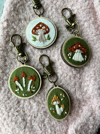 Mushroom Keychain
